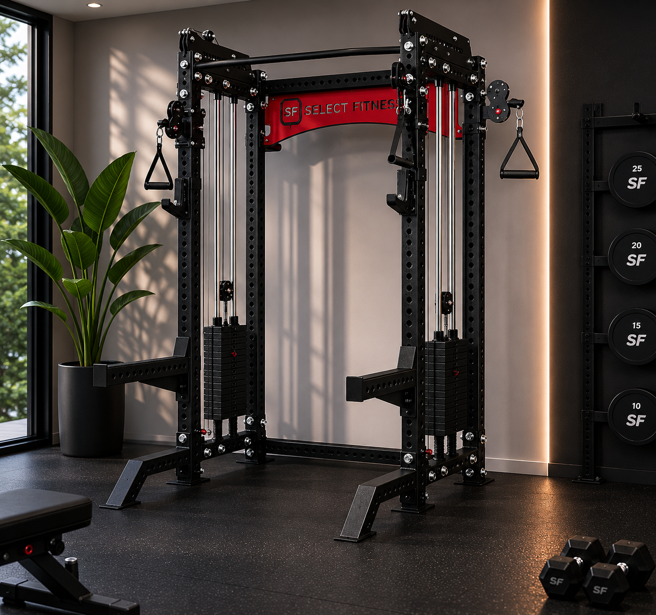 Select Fitness SF-3 Functional Half Rack